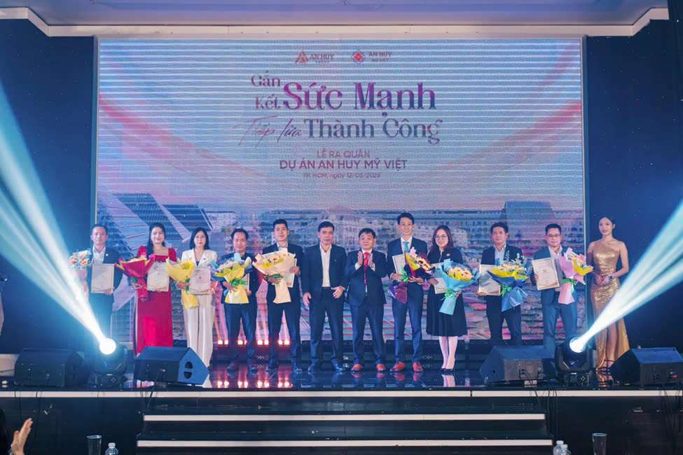 AN HUY GROUP CHÍNH THỨC CÔNG BỐ DANH SÁCH 9 ĐẠI LÝ F1 ĐỒNG HÀNH PHÂN PHỐI DỰ ÁN